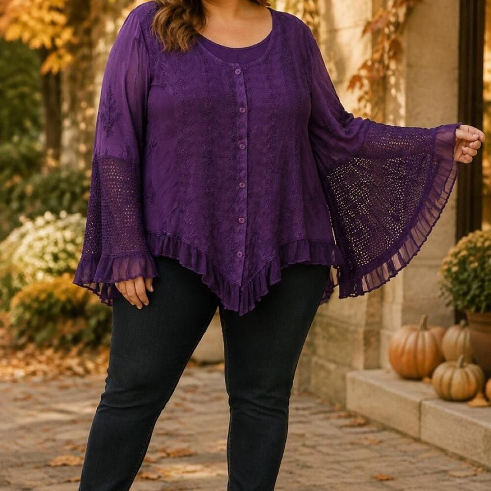 Unbranded Women's Purple Blouse